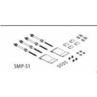 Kit de telhado c/ parafusos e buchas p/ fixação para 2 colectores SMP-S2