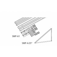 Suporte em triângulo p/ inclinação adicional dos colectores numa cobertura plana ou instalação de fachada num ângulo total de 65º 
SMP-A 25ºSuporte em triângulo p/ inclinação adicional dos colectores numa cobertura plana ou instalação de fachada num ângul
