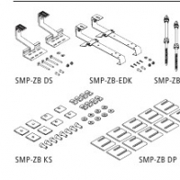 Conjunto de 2 ganchos salva telha p/ calha suporte adicional SMP-ZB DS